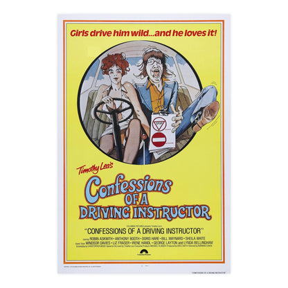 CONFESSIONS OF A DRIVING INSTRUCTOR 1976 - Paper Movie Poster-24″ x 36″ (Vertical)-The Sticker Space