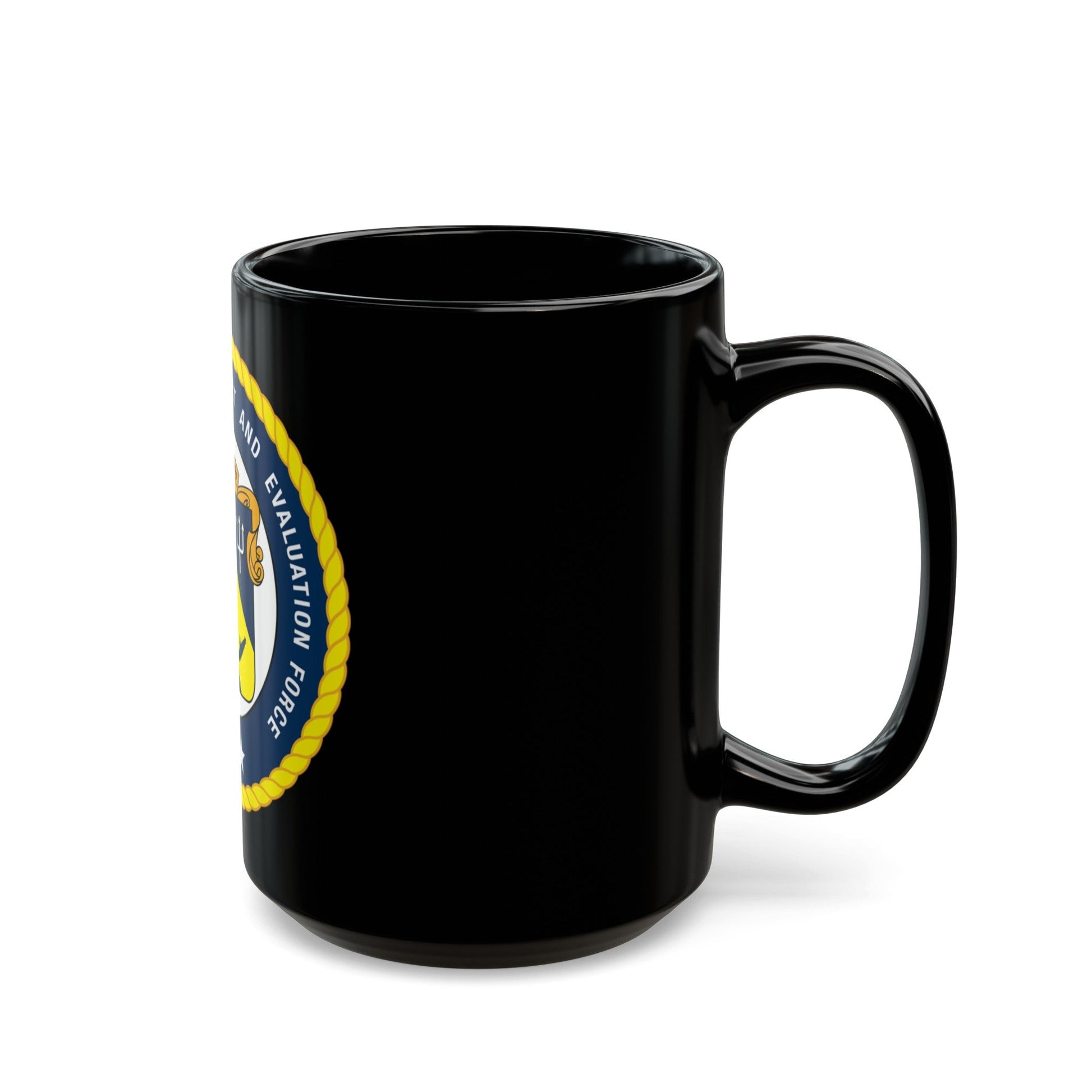 COTEF 2 Star Commander Operational Test and Evaluation Force (U.S. Navy) Black Coffee Mug-The Sticker Space