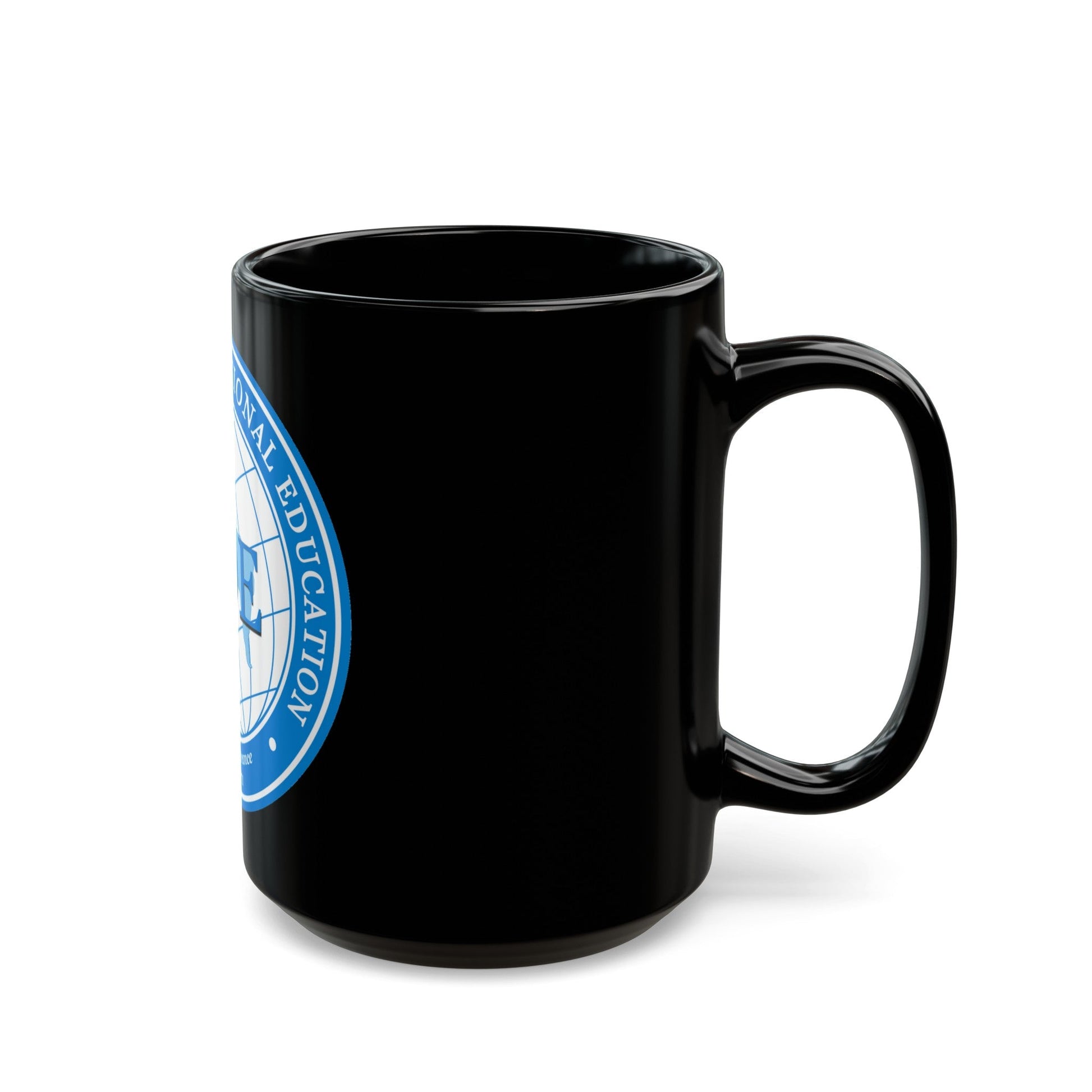 Council on Occupational Education (U.S. Navy) Black Coffee Mug-The Sticker Space