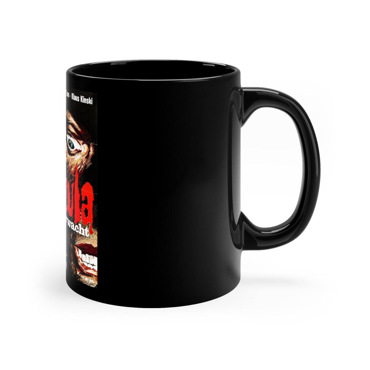 COUNT DRACULA (FRANCO) 2 1970 Movie Poster - Black Coffee Cup 11oz-11oz-The Sticker Space