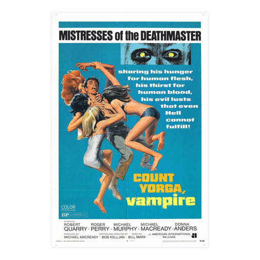 COUNT YORGA, VAMPIRE (2) 1970 - Paper Movie Poster-24″ x 36″ (Vertical)-The Sticker Space