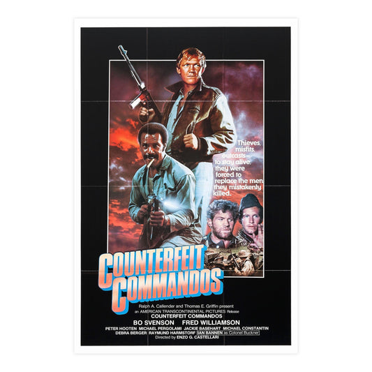 COUNTERFEIT COMMANDOS (THE INGLORIOUS BASTARDS) 1978 - Paper Movie Poster-24″ x 36″ (Vertical)-The Sticker Space