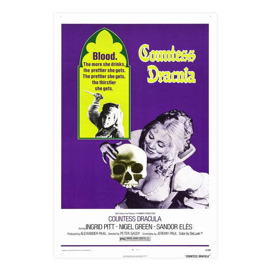 COUNTESS DRACULA 1971 - Paper Movie Poster-24″ x 36″ (Vertical)-The Sticker Space