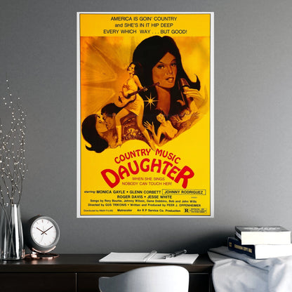 COUNTRY MUSIC DAUGHTER (NASHVILLE GIRL) 1976 - Paper Movie Poster-The Sticker Space
