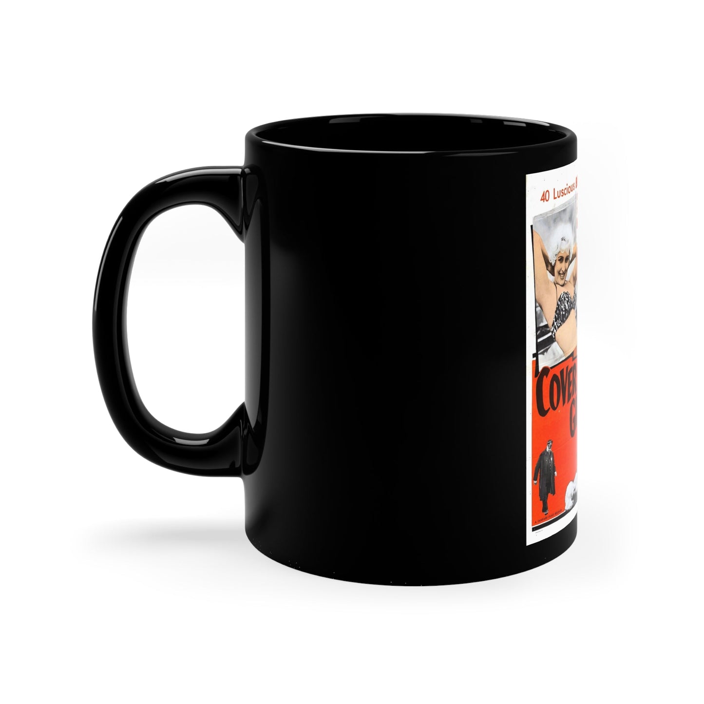 COVER GIRL KILLER 1959 Movie Poster - Black Coffee Cup 11oz-11oz-The Sticker Space