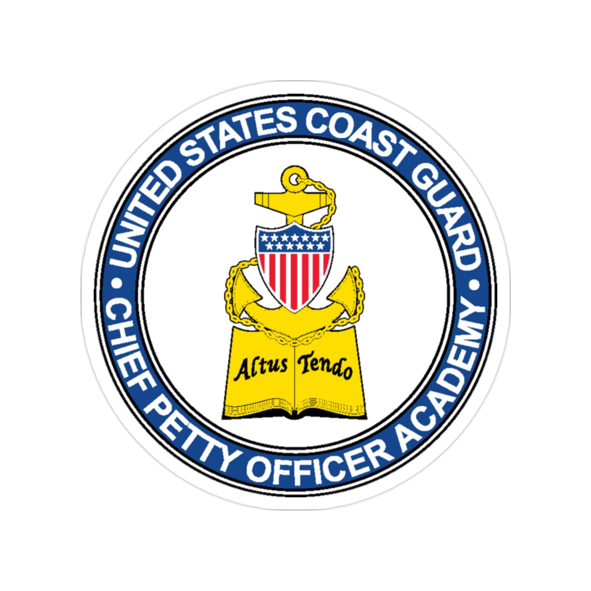CPO Academy (U.S. Coast Guard) Transparent STICKER Die-Cut Vinyl Decal-2 Inch-The Sticker Space
