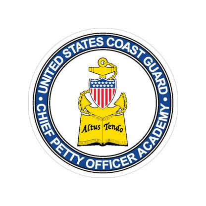 CPO Academy (U.S. Coast Guard) Transparent STICKER Die-Cut Vinyl Decal-4 Inch-The Sticker Space