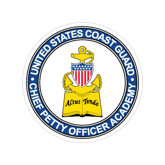 CPO Academy (U.S. Coast Guard) Transparent STICKER Die-Cut Vinyl Decal-6 Inch-The Sticker Space