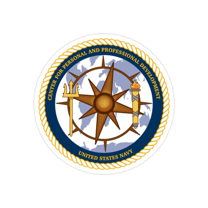 CPPD Center for Personal & Prof Development (U.S. Navy) Transparent STICKER Die-Cut Vinyl Decal-2 Inch-The Sticker Space