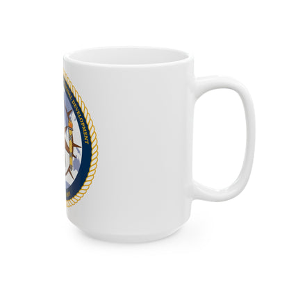 CPPD Center for Personal & Prof Development (U.S. Navy) White Coffee Mug-The Sticker Space