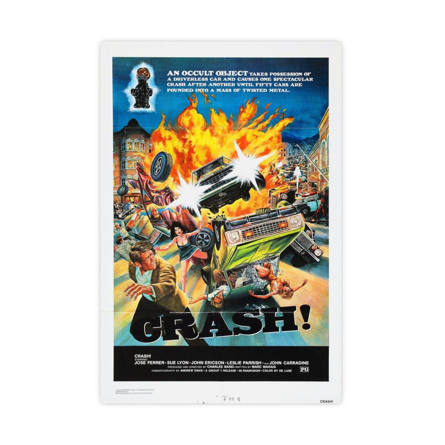 CRASH 1977 - Paper Movie Poster-16″ x 24″ (Vertical)-The Sticker Space