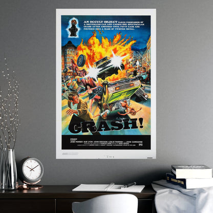 CRASH 1977 - Paper Movie Poster-The Sticker Space