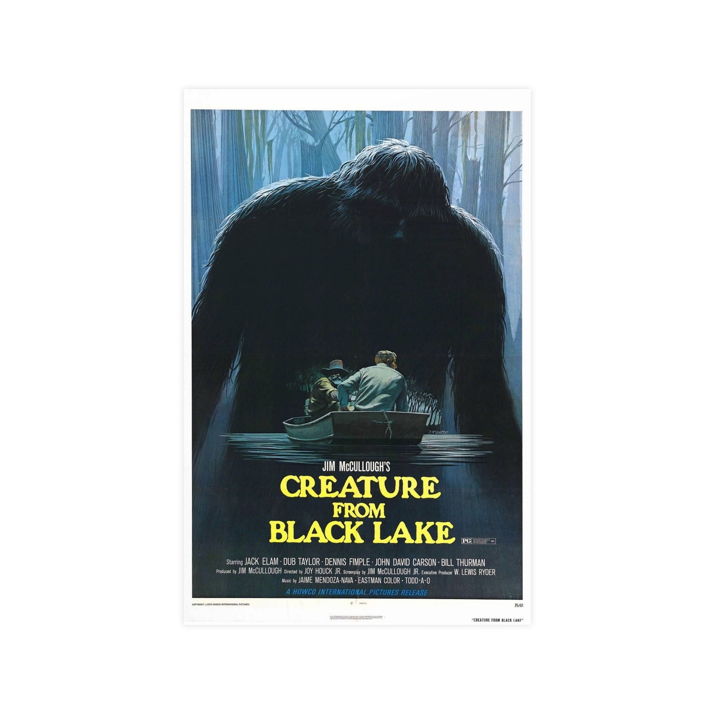 CREATURE FROM BLACK LAKE 1976 - Paper Movie Poster-11″ x 17″ (Vertical)-The Sticker Space