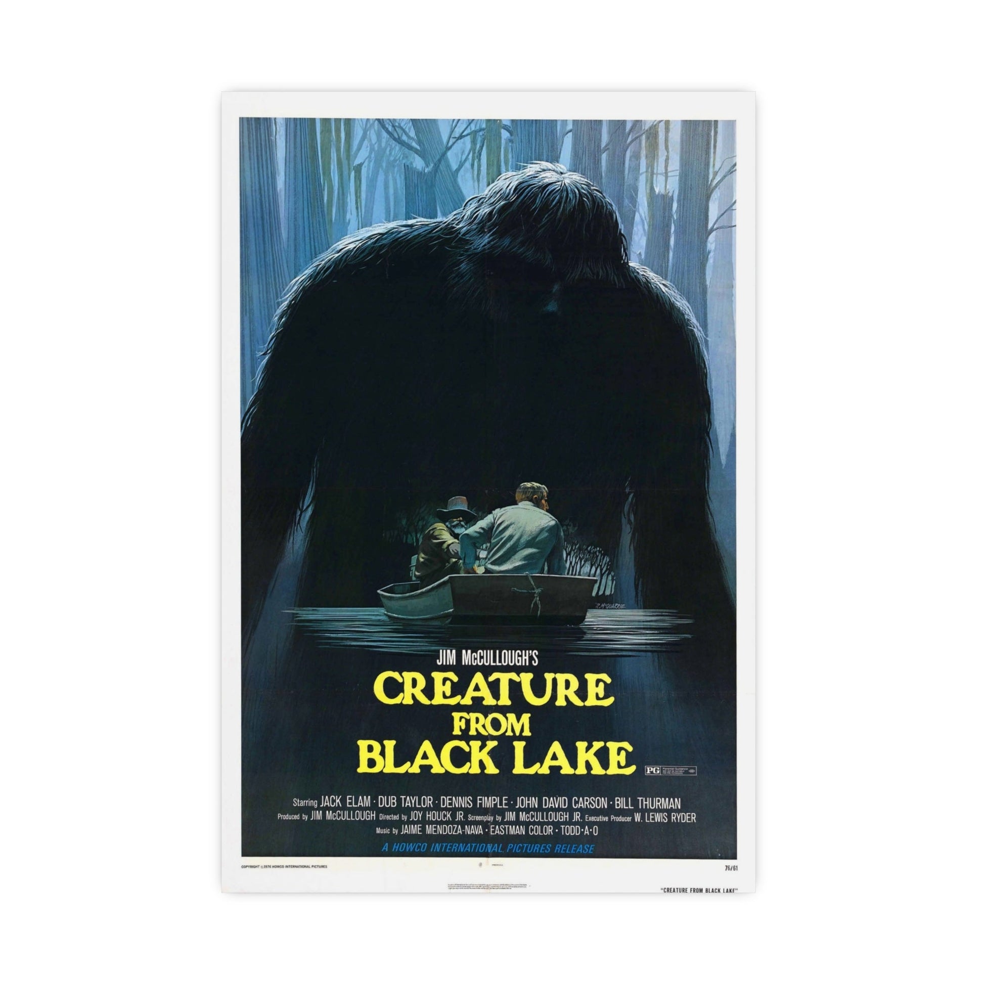 CREATURE FROM BLACK LAKE 1976 - Paper Movie Poster-16″ x 24″ (Vertical)-The Sticker Space
