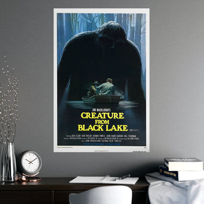 CREATURE FROM BLACK LAKE 1976 - Paper Movie Poster-The Sticker Space