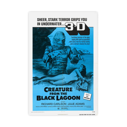 CREATURE FROM THE BLACK LAGOON (4) 1954 - Paper Movie Poster-16″ x 24″ (Vertical)-The Sticker Space