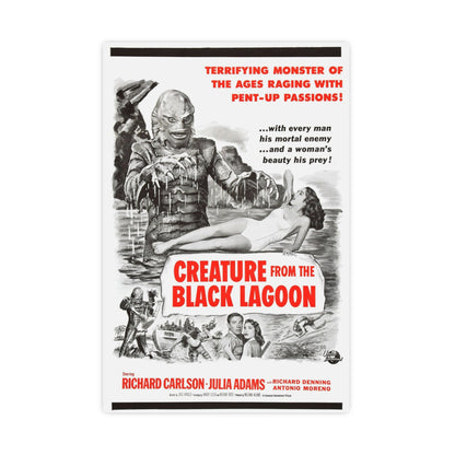 CREATURE FROM THE BLACK LAGOON (8) 1954 - Paper Movie Poster-20″ x 30″ (Vertical)-The Sticker Space
