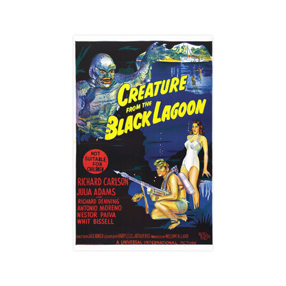 CREATURE FROM THE BLACK LAGOON (9) 1954 - Paper Movie Poster-11″ x 17″ (Vertical)-The Sticker Space