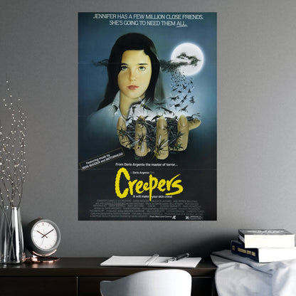 CREEPERS (PHENOMENA) 1985 - Paper Movie Poster-The Sticker Space