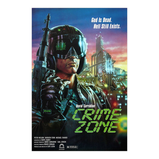 CRIME ZONE 1988 - Paper Movie Poster-24″ x 36″ (Vertical)-The Sticker Space