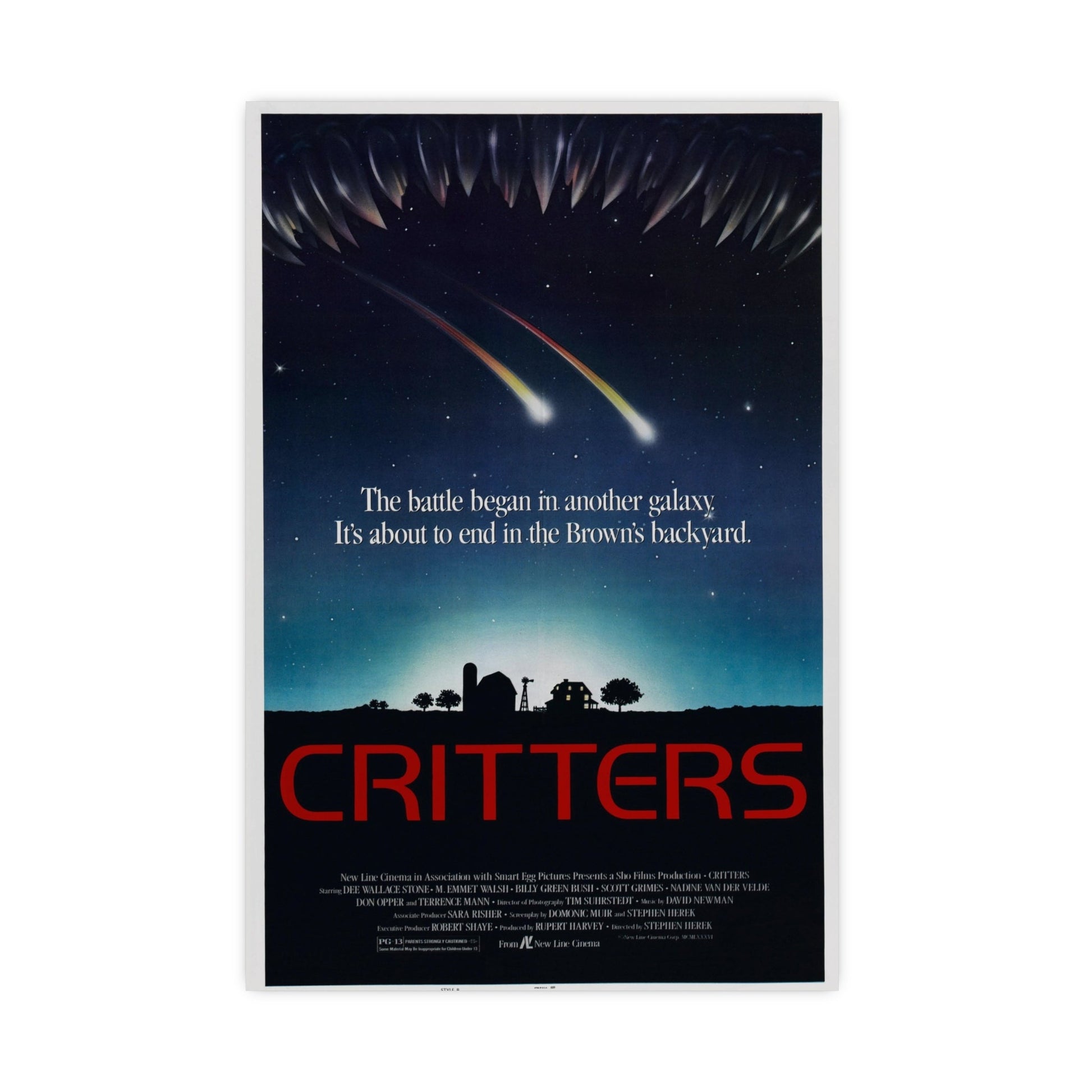 CRITTERS (2) 1986 - Paper Movie Poster-16″ x 24″ (Vertical)-The Sticker Space