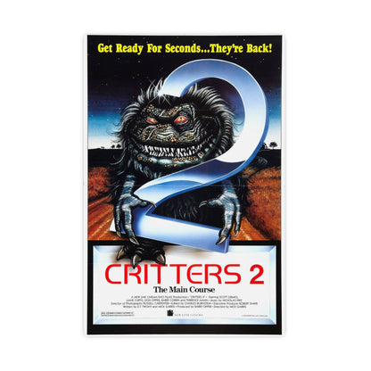 CRITTERS 2 THE MAIN COURSE 1988 - Paper Movie Poster-16″ x 24″ (Vertical)-The Sticker Space