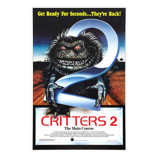 CRITTERS 2 THE MAIN COURSE 1988 - Paper Movie Poster-24″ x 36″ (Vertical)-The Sticker Space