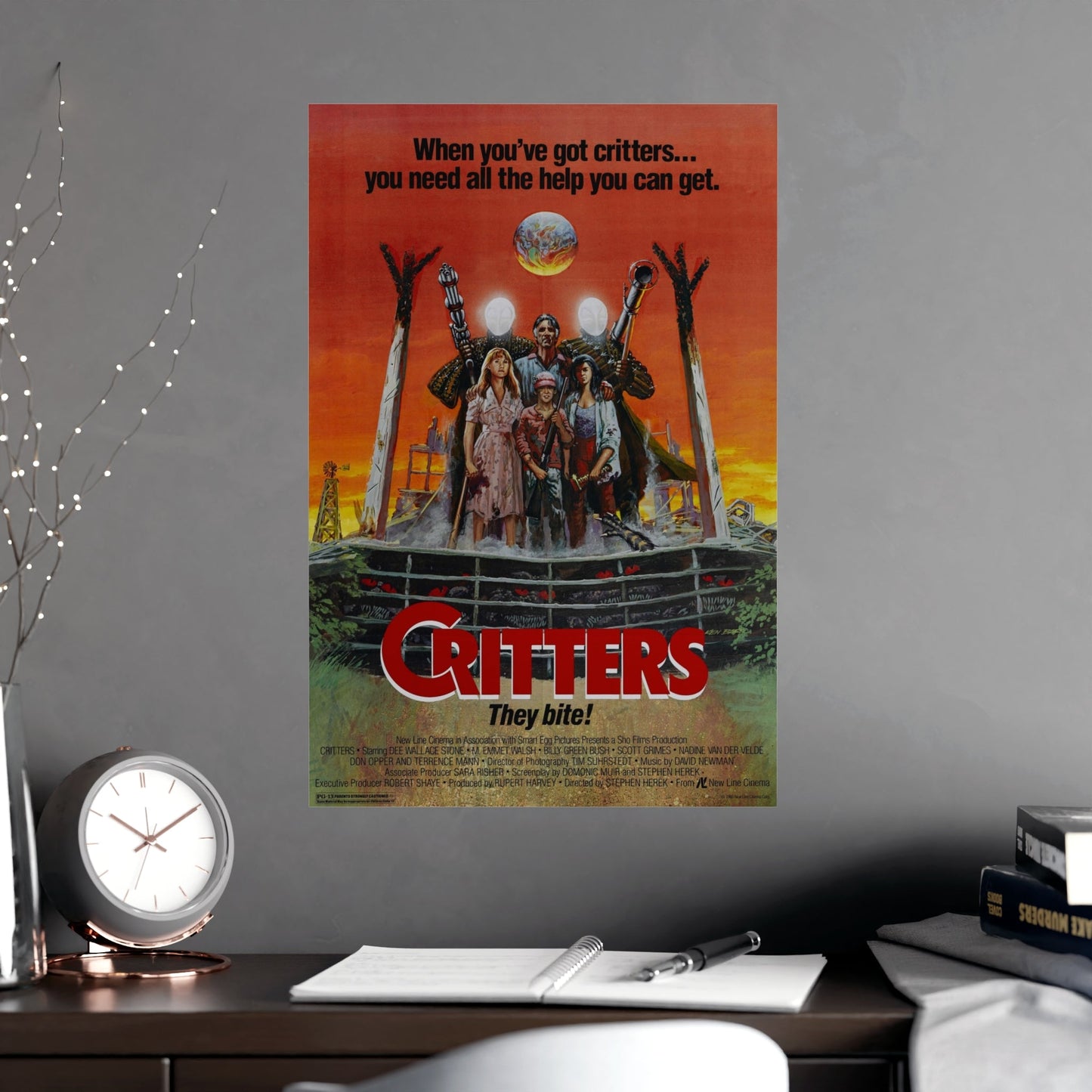 CRITTERS (3) 1986 - Paper Movie Poster-The Sticker Space