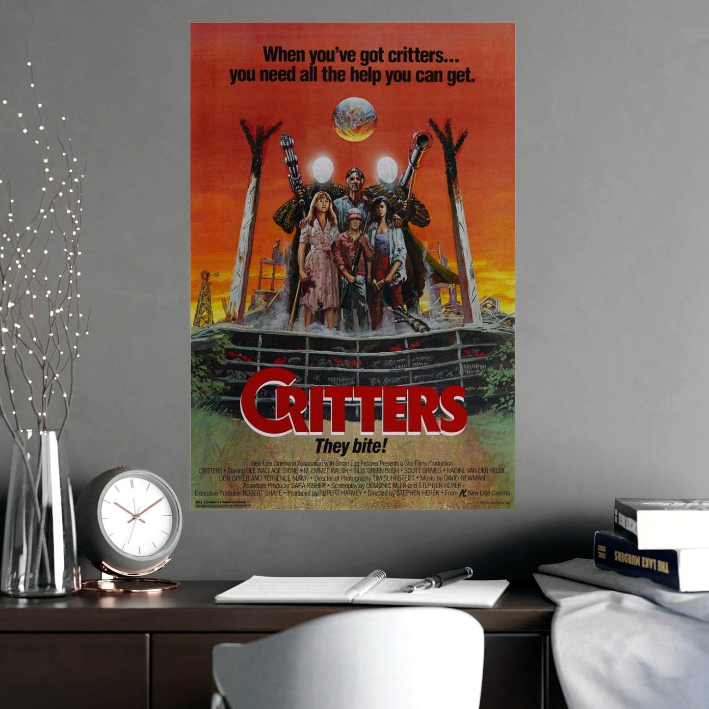 CRITTERS (3) 1986 - Paper Movie Poster-The Sticker Space