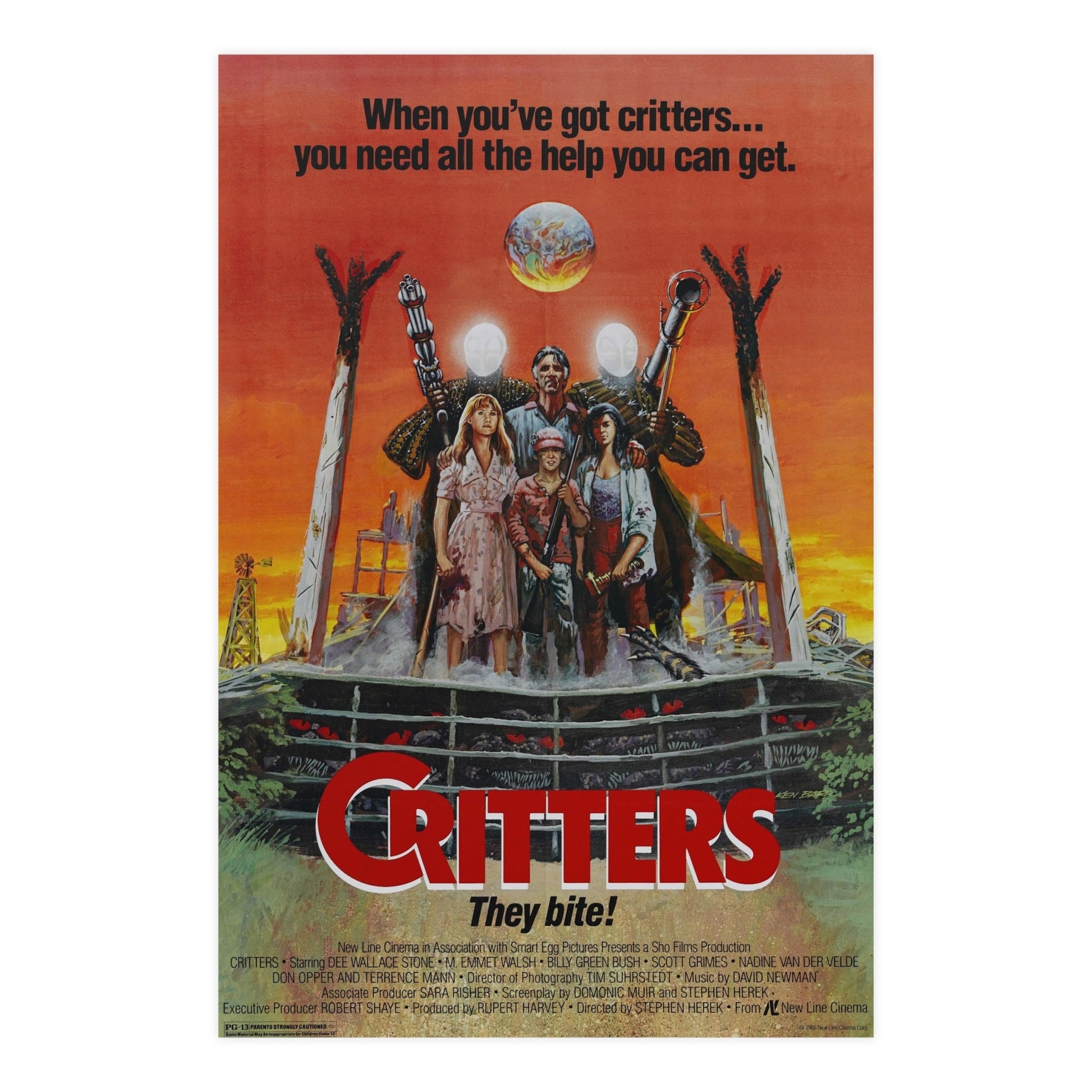 CRITTERS (3) 1986 - Paper Movie Poster-24″ x 36″ (Vertical)-The Sticker Space