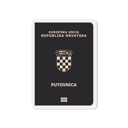 Croatia Passport - Die-Cut Magnet-5" x 5"-The Sticker Space