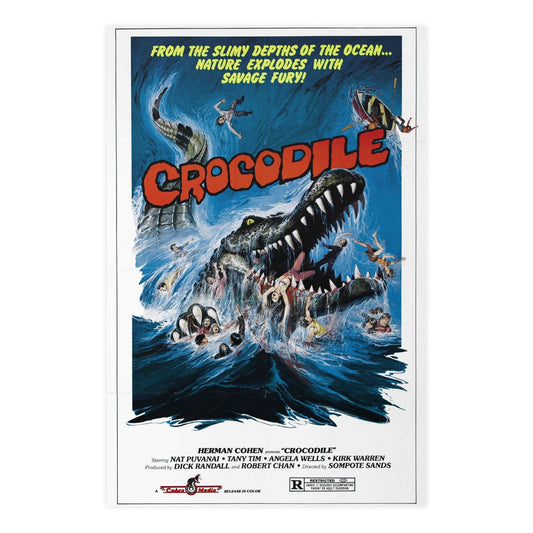 CROCODILE (CHORAKHE) 1979 - Paper Movie Poster-24″ x 36″ (Vertical)-The Sticker Space