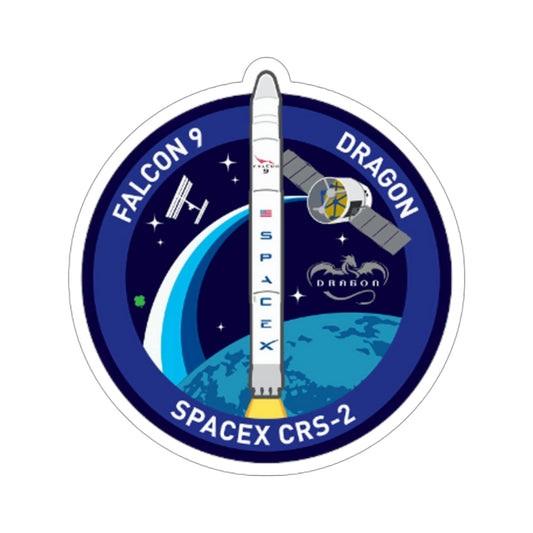 CRS-2 (SpaceX) STICKER Vinyl Die-Cut Decal-6 Inch-The Sticker Space