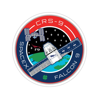 CRS-9 (SpaceX) STICKER Vinyl Die-Cut Decal-3 Inch-The Sticker Space