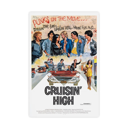 CRUISIN' HIGH (CAT MURKIL AND THE SILKS) 1976 - Paper Movie Poster-16″ x 24″ (Vertical)-The Sticker Space