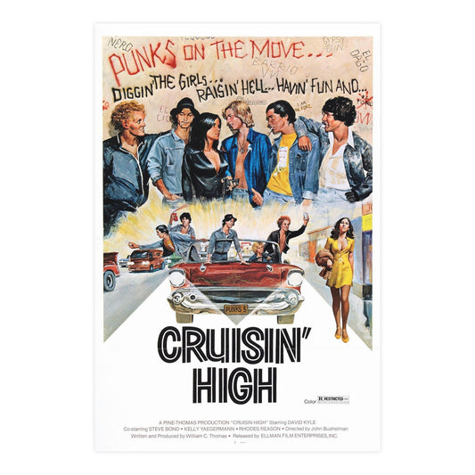 CRUISIN' HIGH (CAT MURKIL AND THE SILKS) 1976 - Paper Movie Poster-24″ x 36″ (Vertical)-The Sticker Space