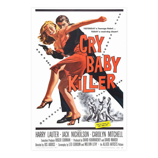 CRY BABY KILLER 1958 - Paper Movie Poster-24″ x 36″ (Vertical)-The Sticker Space