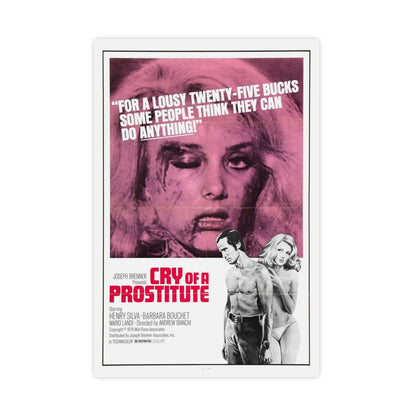 CRY OF A PROSTITUTE 1974 - Paper Movie Poster-16″ x 24″ (Vertical)-The Sticker Space