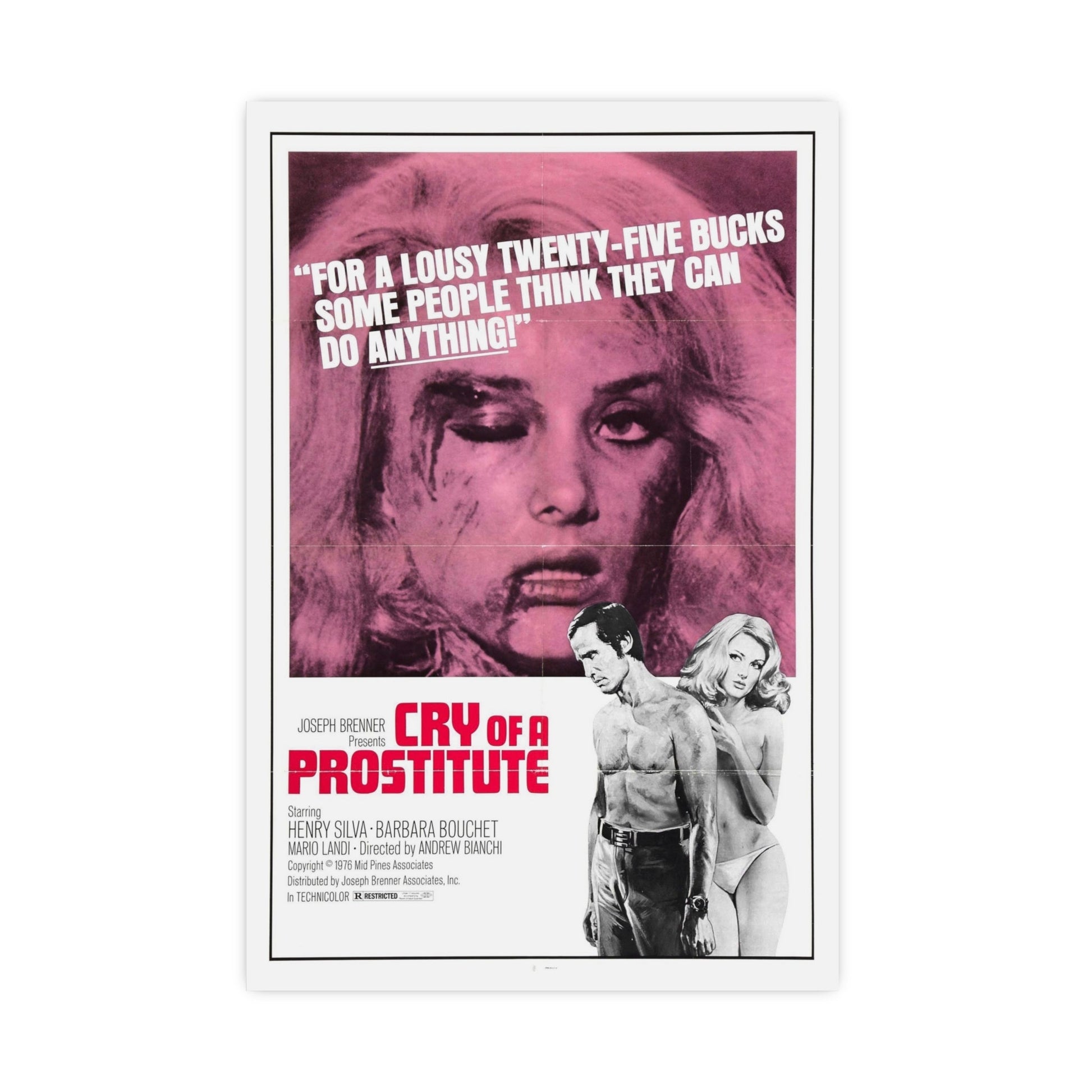 CRY OF A PROSTITUTE 1974 - Paper Movie Poster-20″ x 30″ (Vertical)-The Sticker Space