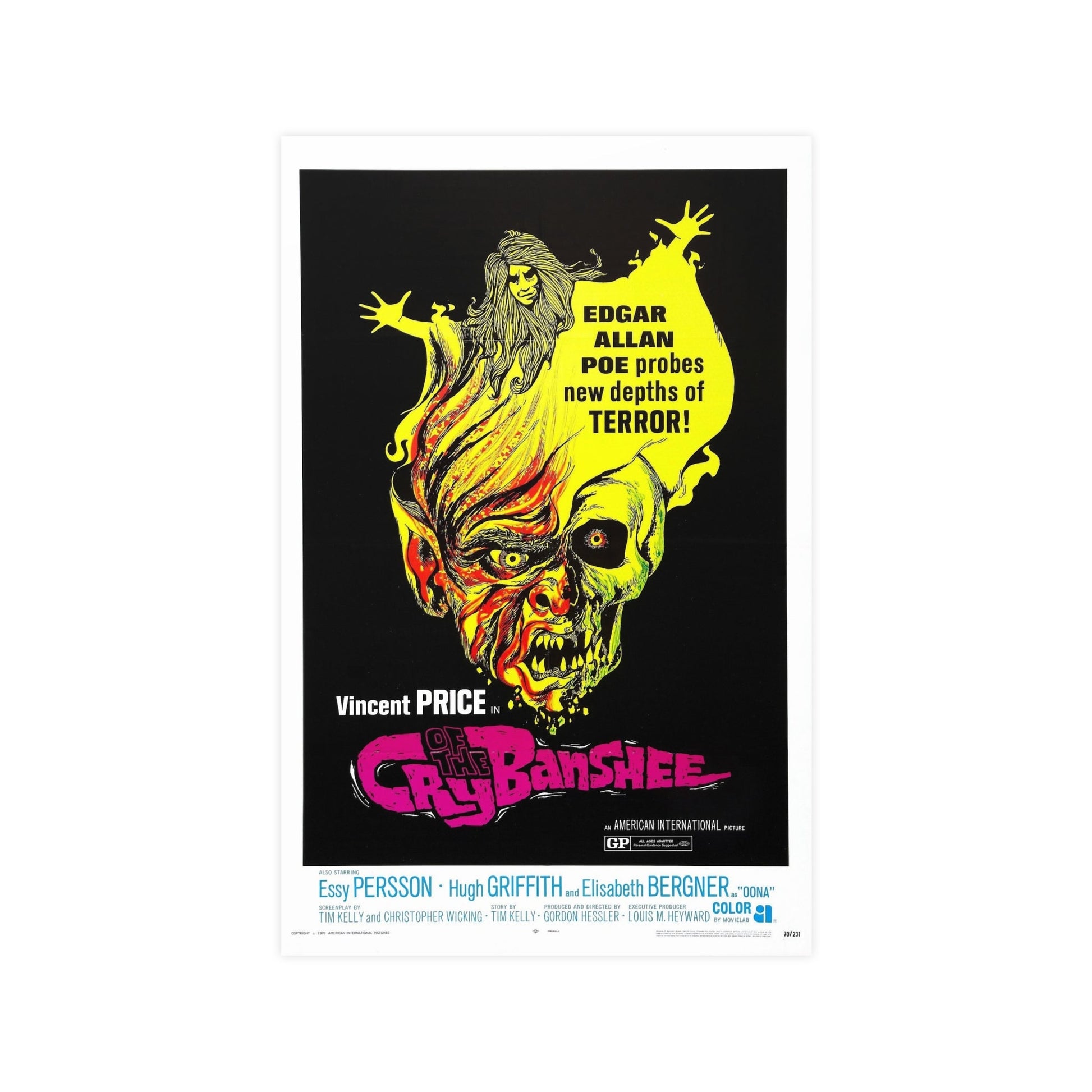 CRY OF THE BANSHEE 1970 - Paper Movie Poster-11″ x 17″ (Vertical)-The Sticker Space