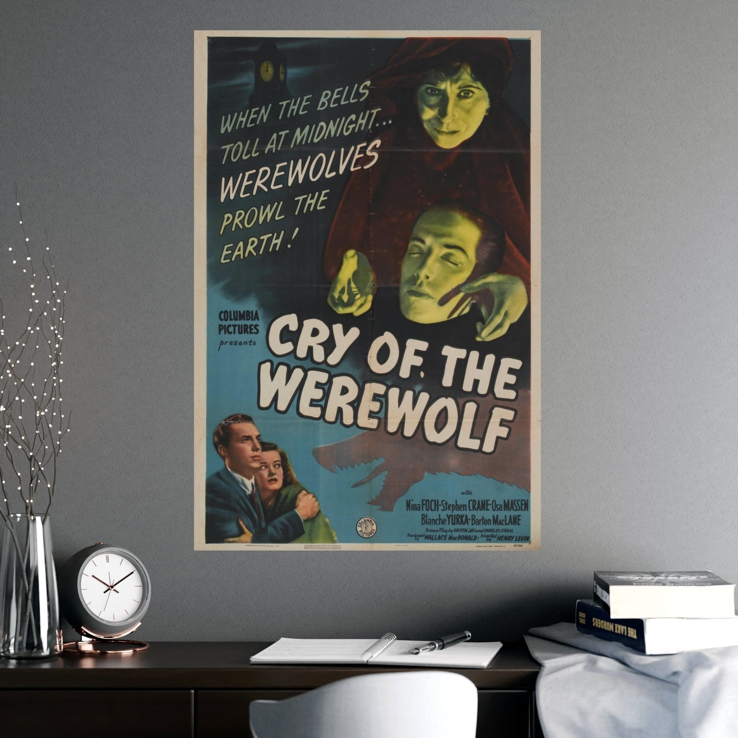 CRY OF THE WEREWOLF 1944 - Paper Movie Poster-The Sticker Space