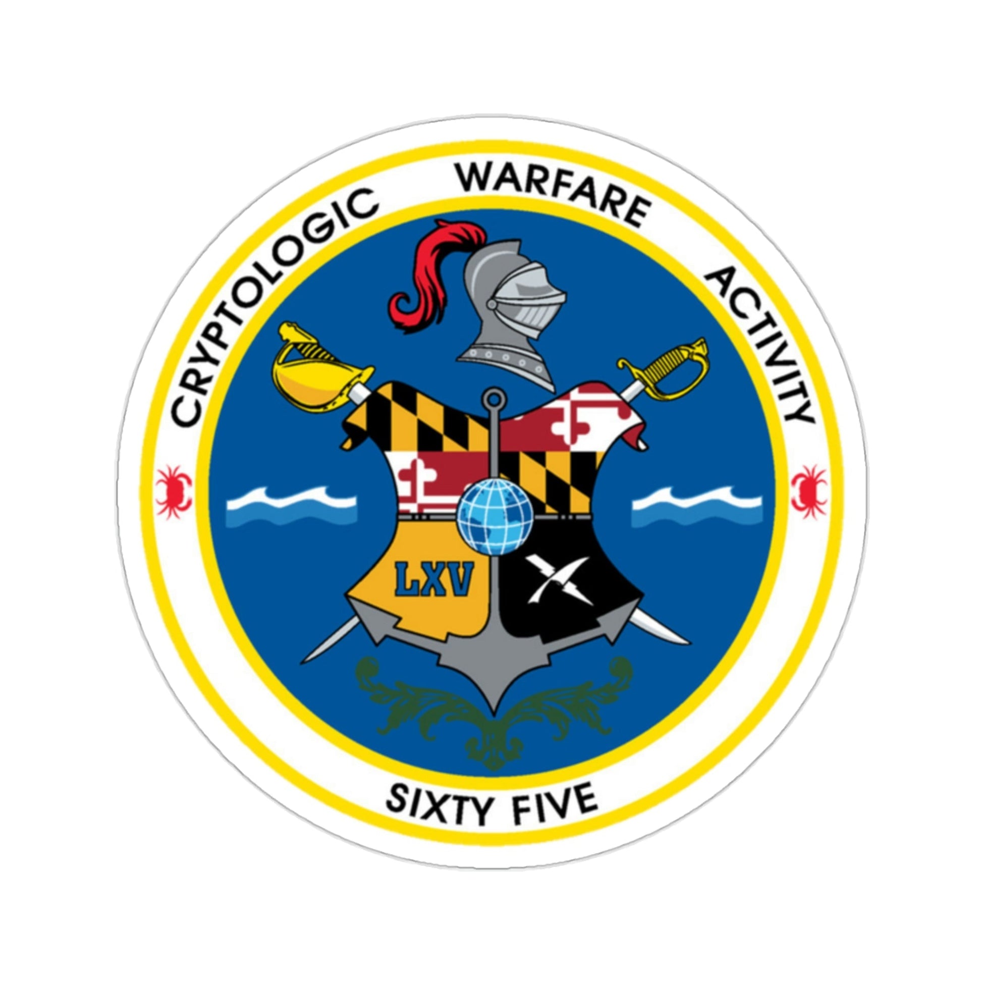 Cryptologic Warfare Activity Sixty Five (U.S. Navy) STICKER Vinyl Die-Cut Decal-2 Inch-The Sticker Space