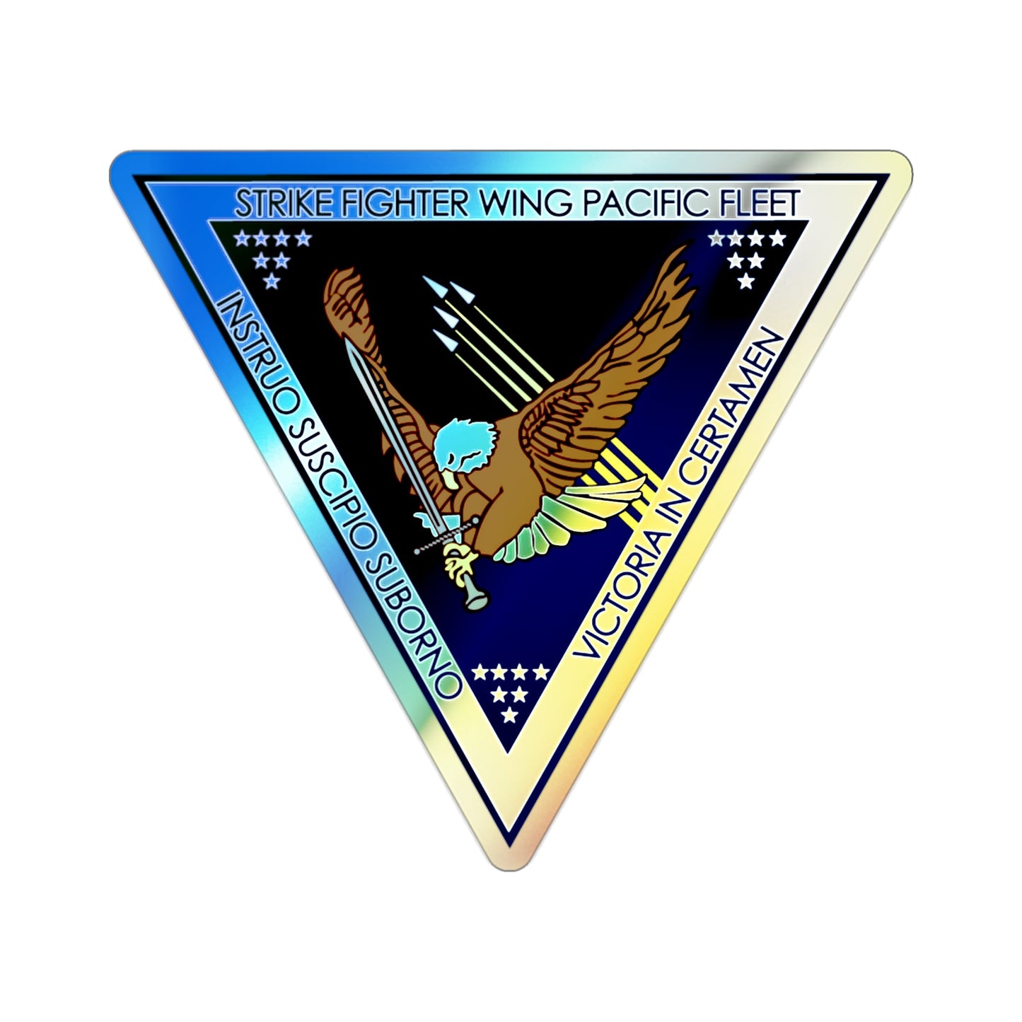 CSFWP Strike Fighter Wing Pacific (U.S. Navy) Holographic STICKER Die-Cut Vinyl Decal-2 Inch-The Sticker Space