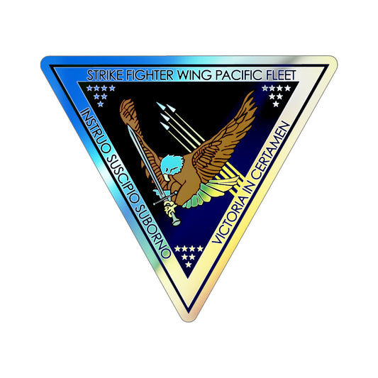CSFWP Strike Fighter Wing Pacific (U.S. Navy) Holographic STICKER Die-Cut Vinyl Decal-6 Inch-The Sticker Space