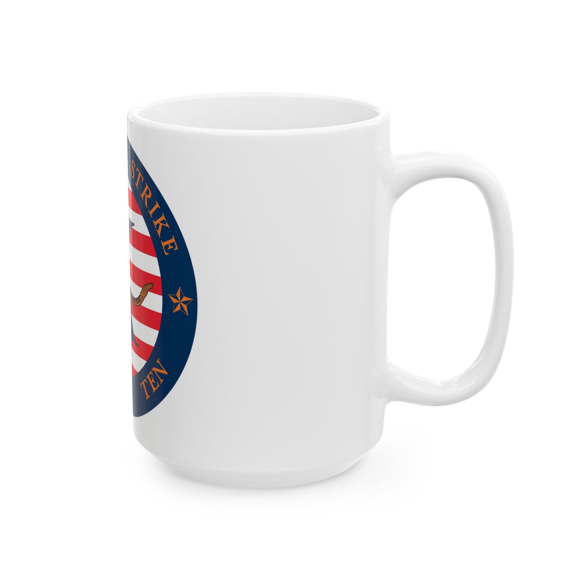CSG 10 (U.S. Navy) White Coffee Mug-The Sticker Space