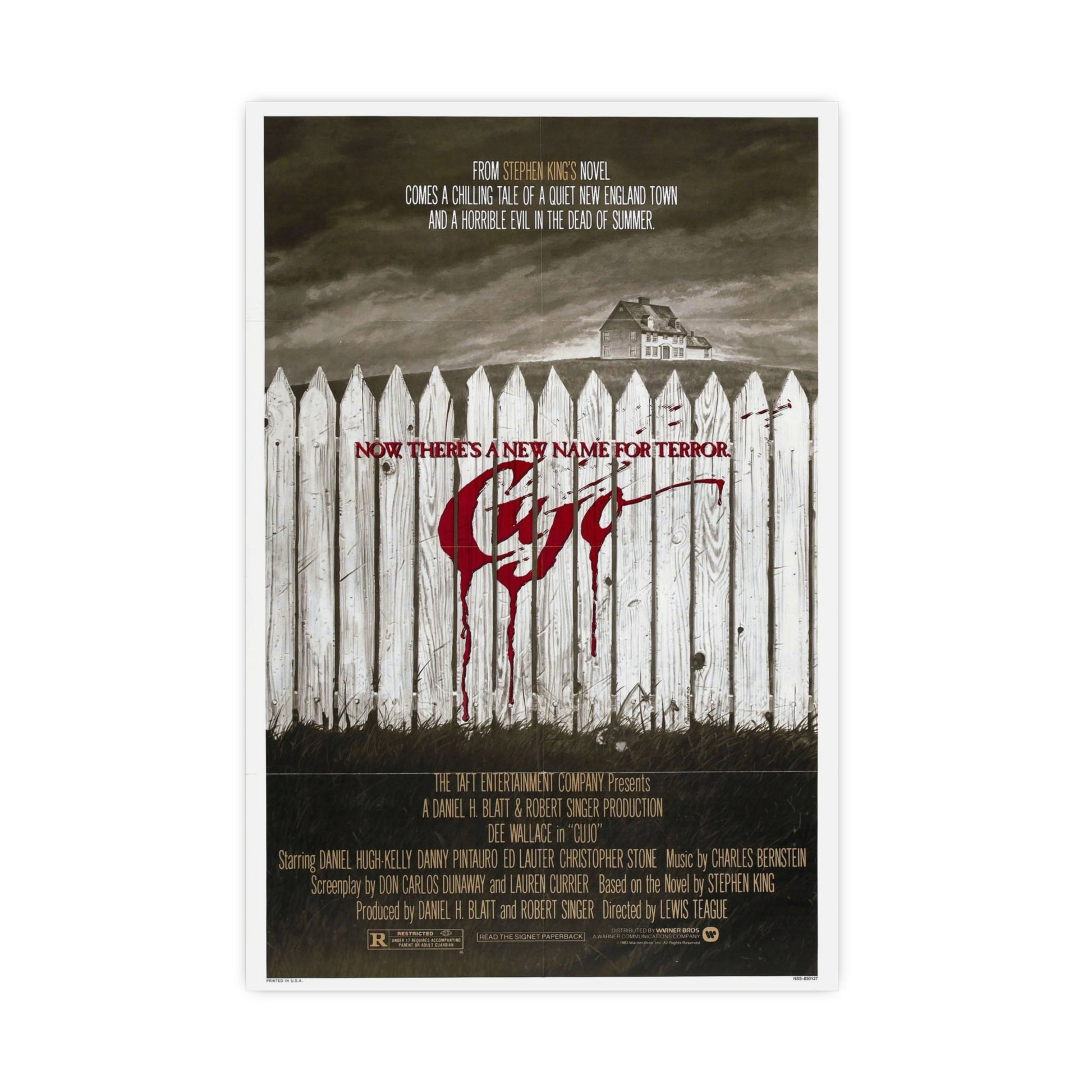 CUJO (TEASER) 1983 - Paper Movie Poster-16″ x 24″ (Vertical)-The Sticker Space