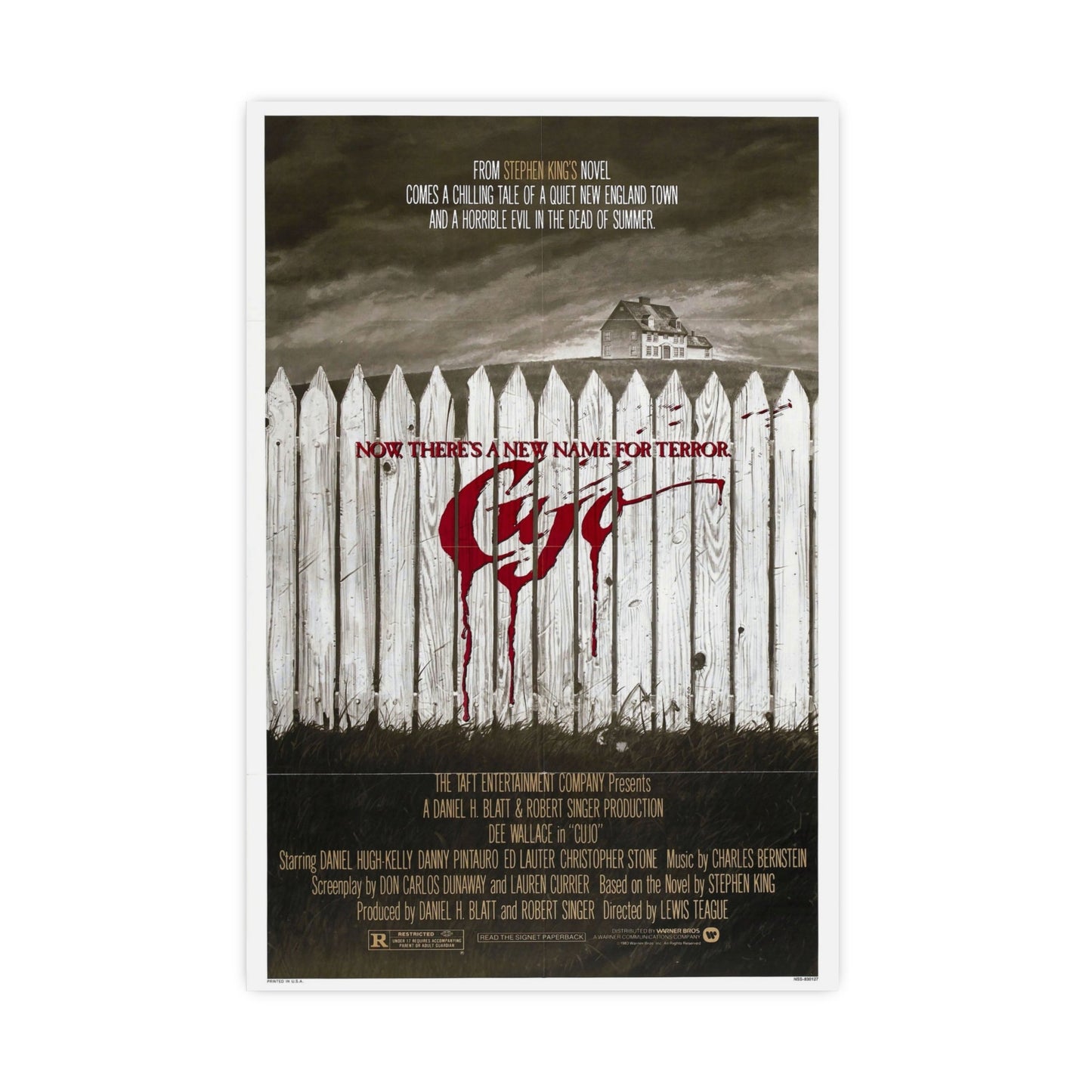 CUJO (TEASER) 1983 - Paper Movie Poster-20″ x 30″ (Vertical)-The Sticker Space