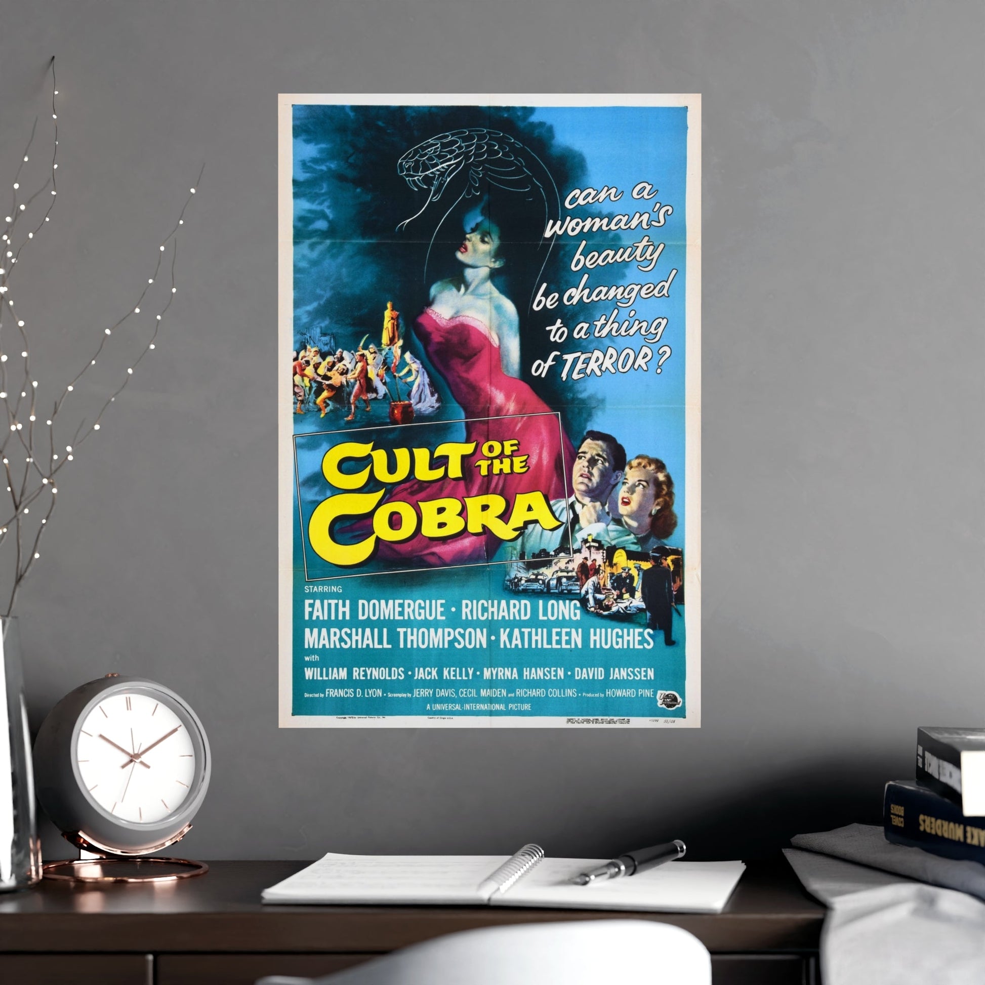 CULT OF THE COBRA 1955 - Paper Movie Poster-The Sticker Space