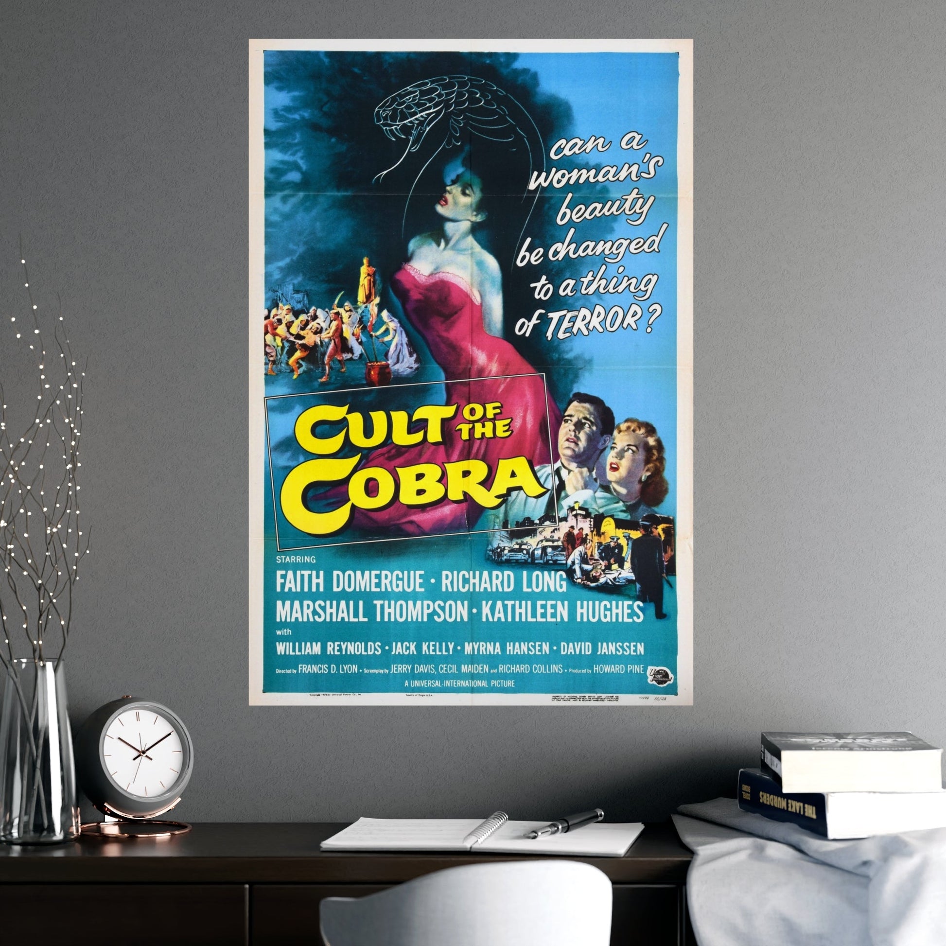 CULT OF THE COBRA 1955 - Paper Movie Poster-The Sticker Space