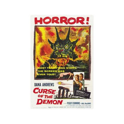 CURSE OF THE DEMON 1957 - Paper Movie Poster-12″ x 18″ (Vertical)-The Sticker Space